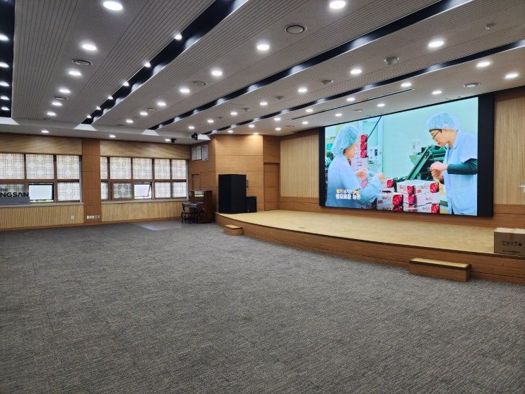 OO시청 대형LED전광판(사이니지) 설치 — LED전광판 현장 사진 10