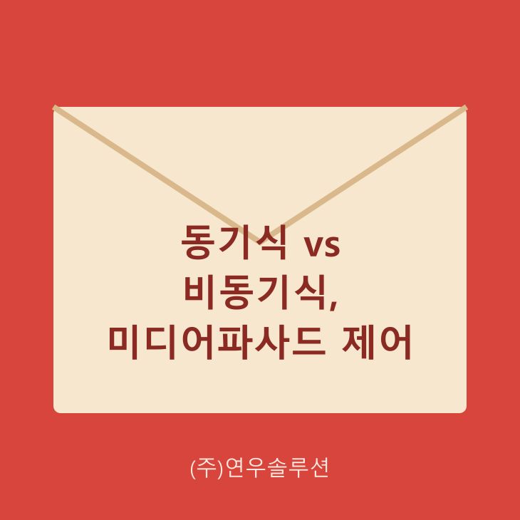동기식 vs 비동기식, 미디어파사드 제어